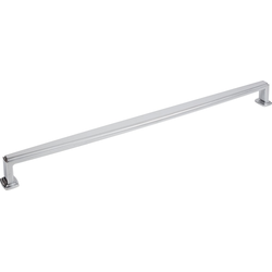 18 Inch Center to Center Richard Cabinet Pull, Polished Chrome