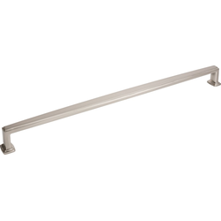 18 Inch Center to Center Richard Cabinet Pull, Satin Nickel