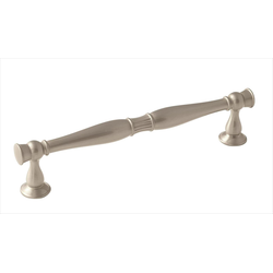 Crawford 6-5/16 Inch Center to Center Satin Nickel Cabinet Pull
