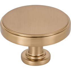 1-3/4 Inch Diameter Richard Cabinet Knob, Satin Bronze