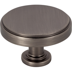 1-3/4 Inch Diameter Richard Cabinet Knob, Brushed Pewter