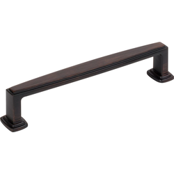 5-1/16 Inch Center to Center Richard Cabinet Pull, Brushed Oil Rubbed Bronze