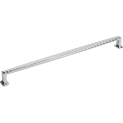 12 Inch Center to Center Richard Cabinet Pull, Polished Chrome