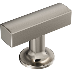 Everett 1-3/4 Inch Length Cabinet Knob, Satin Nickel