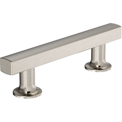 Everett 3 Inch Center to Center Cabinet Pull, Satin Nickel