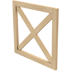 1.5 Inch Thick x 36 Inch Wide x 34.5 Inch Height Island End Panel, Hard Maple