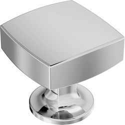 Everett 1-1/4 Inch Length Cabinet Knob, Polished Chrome