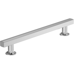 Everett 6-5/16 Inch Center to Center Cabinet Pull, Polished Chrome