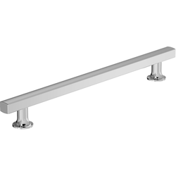 Everett 8-13/16 Inch Center to Center Cabinet Pull, Polished Chrome