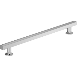 Everett 10-1/16 Inch Center to Center Cabinet Pull, Polished Chrome