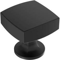 Everett 1-1/4 Inch Length Cabinet Knob, Matte Black
