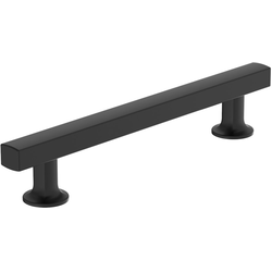 Everett 5-1/16 Inch Center to Center Cabinet Pull, Matte Black