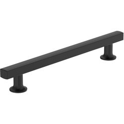 Everett 6-5/16 Inch Center to Center Cabinet Pull, Matte Black