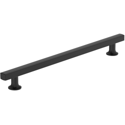 Everett 10-1/16 Inch Center to Center Cabinet Pull, Matte Black