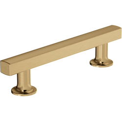 Everett 3-3/4 Inch Center to Center Cabinet Pull, Champagne Bronze