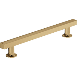 Everett 6-5/16 Inch Center to Center Cabinet Pull, Champagne Bronze