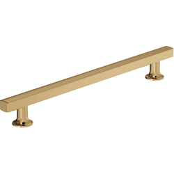 Everett 8-13/16 Inch Center to Center Cabinet Pull, Champagne Bronze