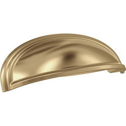 Ashby 3 &amp; 4 Inch Center to Center Cup Pull, Champagne Bronze