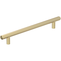 Caliber 7-9/16 Inch Center to Center Cabinet Pull, Golden Champagne