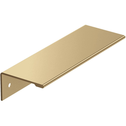 Edge Pull 3-3/4 Inch Center to Center Edge Pull, Champagne Bronze