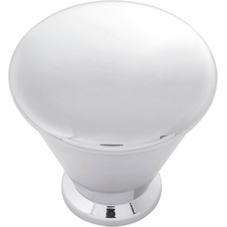 Facette Knob 1-1/4 inch Diameter Chrome