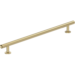 Radius 10-1/16 Inch Center to Center Cabinet Pull, Golden Champagne