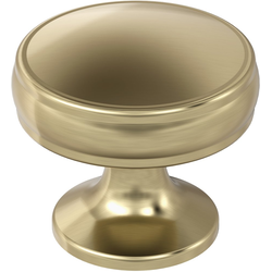 Renown 1-1/4 Inch Diameter Cabinet Knob, Golden Champagne