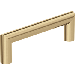 Revolve 3-3/4 Inch Center to Center Cabinet Pull, Champagne Bronze