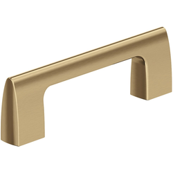 Riva 3 Inch Center to Center Cabinet Pull, Champagne Bronze