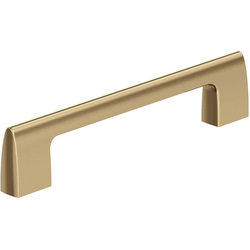 Riva 5-1/16 Inch Center to Center Cabinet Pull, Champagne Bronze