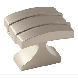 Davenport 1-1/2 Inch Diameter Satin Nickel Cabinet Knob