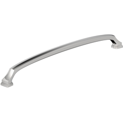 Revitalize 18 Inch Center to Center Appliance Pull, Polished Chrome