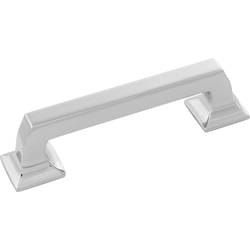 Studio II Pull 3-3/4 inch Center to Center Polished Nickel