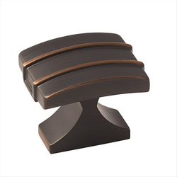 Davenport 1-1/2 Inch Diameter Oil Rubbed Bronze Cabinet Knob