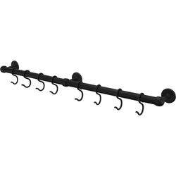 24-9/16 Inch Length Wall Mounted Utensil Rail Kit, Matte Black