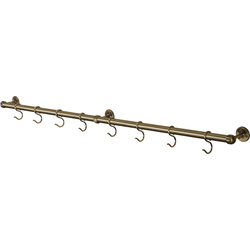 25% OFF 39-13/16 Inch Length Wall Mounted Utensil Rail Kit, Antique Brass
