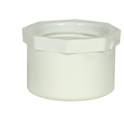 1 Inch Diameter Drain Fitting Stopper Cap, White
