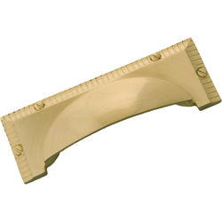 Vintage 1900 Cup Pull 3 inch Center to Center Satin Brass