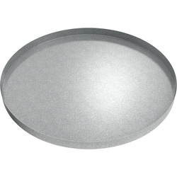 36 Inch Diameter Round Drip Pan, Galvanized Steel