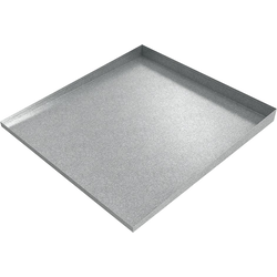 32 Inch Length x 30 Inch Width Front Load Washer Drip Pan, Galvanized Steel