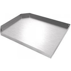 12-5/8 Inch Length x 15-1/2 Inch Width Water Dispenser Tray, Galvanized Steel