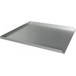 32 Inch Length x 30 Inch Width Washer Leak Pan, Galvanized Steel