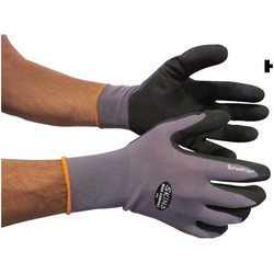 30% OFF Large Skin Gloves, Green Cuff
