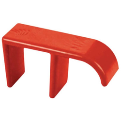 Tapenix Plastic Temporary Door and Drawer Pull &amp; 1/8 Inch Spacer, Box of 100, Red