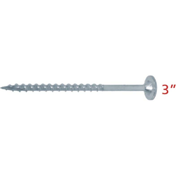 30% OFF #8 x 3 Inch Flat-nibbed Head Torx Zinc Type 17 Screw for Cabinet Installation, Box of 50
