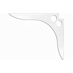 21 Inch x 24 Inch Countertop Speed Brace, White