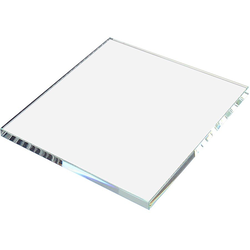 16-3/8 Inch Length x 11-3/8 Inch Width x 1/2 Inch Flat Edge Glass Shelf Insert for Cube Cabinets