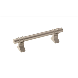 Davenport 3-3/4 Inch Center to Center Satin Nickel Cabinet Pull