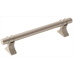 Davenport 5-1/16 Inch Center to Center Satin Nickel Cabinet Pull