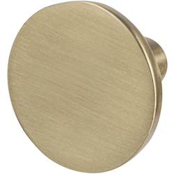 1-1/8 Inch Diameter TAG Elite Handle Round Cabinet Knob, Matte Gold